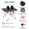 Outdoor Foldable Portable Tourist Folding Trips Patio Ultra Light Removable Small Backpacking Garden Furniture Tables Household