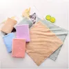 5pcs/Set Coral Velvet Hand Towel Face Towel Thickened Soft Absorbent Kitchen Dishwashing Dishcloth For Bathroom Quick Dry Towel