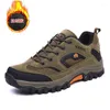 Casual Shoes Autumn And Winter Leisure Non-slip Hiking Outdoor Plus Velvet Sports Men's Large Size Running