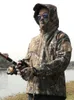 Wind Waterdichte buitentactisch wandeljack Boom Bionic Camouflage Hunting Jacket Coat Sktssell Fishing Hoodies met 6 pocket