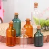 1:12 Dollhouse Miniature Vase Storage Jar Glass Bottle Cork Cork Cover