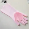 Une paire nettoyage des gants de nettoyage en caoutchouc en silicone magique |Lavage à vaisselle | Carriomètre de soins de la salle de bain Tooming Car | Cuisine isolée 6d