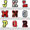 A-Z Letter Patches Gancho de loop Roupas Magic pasta patches Militar Roupas Militar Appliques 26pc Alfabeto Diy Logo Brand