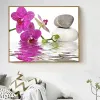 Evershine 5D DIY Diamond Painting Orchid Rhinestone Pictures Full Square/Round Diamond Embroidery Flower Crafts Kit Home Decor