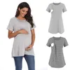 T-shirt T-shirt Femmes enceintes décontractées de pyjamas de maternité