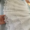 Super Wide Natural white Cotton100% Cloth Three/Two Layer Embroidered Lace Trim DIY Accessories Lace Fabric 36/23cm 3yards/lot