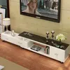 Lengte schaalbare tv -standaard tafel woonkamer huis meubels moderne stijl houten paneel tv -standaard tv -kast montage