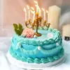 1set Candle Holder Miniature Candles and Candlestick Birthday Party Cake Candle Holder Candlesticks For Candles Home Decoration