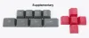 Keyboards OEM Gray Keycaps Thick PBT ANSI ISO Layout Top Side Print Blank for Cherry MX Switches of Mechanical Keyboard