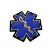 Star of Life Medical Patch EMT Patches Morale Morale Pvc USA Army Baidges Guma Hook do czapki worku kurtki