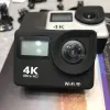 Kamera 4K Sport Action Camera Wifi Çift Ekran 12MP Kask Kamera 30m GO Su Geçirmez Pro Spor DV 170 Geniş Açılı Spor Kamera