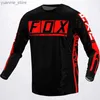 Camicie ciclistiche Tops 2024 Shirt ciclistica da uomo a maniche lunghe a maniche lunghe BMX Downhill Motocross MX Endurance Abbigliamento traspirante Ranger Y240410