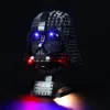 Compatible avec les lumières LED de casque Dark Vader 75304 Star Vader (LIDS LED uniquement, les modèles de blocs non inclus)