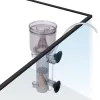 Surface Skimmer with Air Stone for Aquarium Fish Tanks Effectively Removes Scums Oil Protein Organic Matter Easy to Use