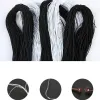 1,5 mm / 2 mm / 2,5 mm / 3 mm / 4 mm de haute qualité blanc noir rond élastique corde élastique corde élastique accessoires de couture bricolage 5m