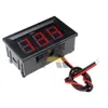 Digital Voltmeter 0.28/0.56 inch Digital Voltmeter Voltage Panel Meter 2 Wires 2.5 to 30V for Electromobile Motorcycle Car