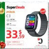 Zegarki MIBRO C3 Smartwatch dla kobiet 1,85 cala Ekran HD 2 w 1 podwójny rdzeń Bluetooth Calling 4pd HR Monitoring Man Watch