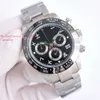 Round 7750 Watch Grey 40*12.3Mm Chronograph Fashion Designers Movement Superclone Automatic Business Men's Black AAAA 572 montredeluxe