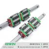 HIWIN HGW15 Linear Guide Rail and Blocks Carriage 300 350 400 450 500 550 600mm Linear Guideways Flange Type for CNC Parts