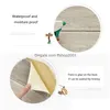 Sfondi Auto adesivi Agiusta impermeabile 3D Wallpaper Woodr Grain Wall Packer morbido Pacchetto Garten Decorazione Delivery Delivery Delivery HO DHQPU