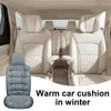 Auto-stoelbedekkingen Gedempeld Warm Auto Winterkussen Kussen Multifunctionele beschermende accessoires