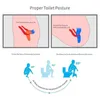 Bathroom Squatty Potty Toilet Stool Children Pregnant Woman Seat Toilet Foot Stool for Adult Old People