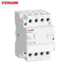 4p 63a AC Contactor 4no 2NO2NC AC220V/230V 50/60Hz DIN RAIL Automatisch huishoudelijke modulaire contactor voor Smart Home House Hotel