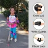 Caschi ciclistici per cuccioli di bici per bambini ghiola ginocchiera padstoddr casco con attrezzatura protettiva set per bicyc cicling skateboard scooter pattinaggio l48