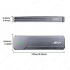 エンクロージャーJEYI M.2 NVME SATA SSDエンクロージャー、USB 3.2 GEN 2 10GBPSまたは6GBPS NGFF MKEY BKEY外部アルミニウムM.2ケースサポートトリムUASP