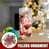 Vaser Rensa akrylblomma Vase Filler Fillers Hemdekor Crystal Floating Pearls Xmas Dekorationer Ornament Luxury Christmas