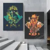 Стена Dabi Art Anime Home Decor Bakugou Katsuki Canvas Midoriya Izuku Print Paint