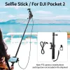Sticting Selfie Stick di fotografia gimbal con cavo portatile portatili per lo stabilizzatore gimbal Accessori Adattatore per DJI Pocket 2