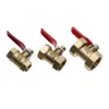 Mini Brass Ball Valve1/8" 1/4'' 3/8'' 1/2'' BSP Male to Female Thread Pipe fitting Adapter For Water air Tube