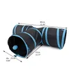 Cat Tunnel Pet Tube Collapsible Cat Play Toy Indoor Outdoor Kitten Puppy Toys Exercising Hiding Training Rabbit Cat Cave Tunnel