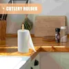 Toilet Paper Holders Wood Paper Towel Holder Countertop Kitchen Free-Standing Paper Towel Holder Stand 240410