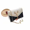 fi Women Shoulder Bag Deer Head Decorati Menger Bags Pu Leather Butt Underarm Luxury Chain Lady Small Square Handbag E2oz#
