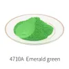 Pigment poudre perlé peinture acrylique 50g Type 4710a Green émeraude pour artisanat Art Car Paint Dye Cole