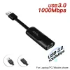 Карты 1000 Мбит / с USB 3.0 Wired USB Typec to RJ45 LAN Ethernet Adapter Adapter Advate для ПК MacBook Windows 10 Driver Free