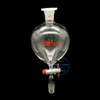 1PCS 25ml To 1000ml 19# 24# Ball-shaped Clear Lab Ground-in Mouth Glass Separating Funnel with PTFE Piston