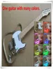 Muitas cores LED Light Transparent Acrylic Body Guitar com Bridgemaple Fingerboard