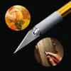 Cuchillo de talla de metal pintura diamante cuchillo de papel diy diy accesorios de pintura accesorios pastel tallado artesanía de bricolaje herramientas de pastelería