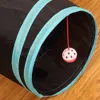 Pet Cat Tunnel Toys 3/4/5 Löcher falten pet cat kitty trainieren interaktives lustiges Spielzeug für Katzen Kaninchen Tierspiel -Tunnel -Röhrchen