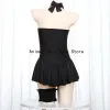 Anime fgo sexy alter sabre cosplay kostuum pruik pruik grand order zwempak vrouwen lot verblijf niight zwarte sukumizu badkleding