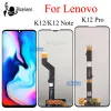 6,5 pollici neri per Lenovo K12 XT2095-4 / K12 Nota / 6.8 pollici K12 Pro XT2091-8 Schermata LCD Visualizzazione Schermale Digitalizzatore Digitalizzatore