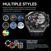 Relógios 2023 Novos homens de luxo Smart Watch HW5 Max com 3 bandas de vigia de 1,52 polegadas de alta tensão Bluetoothcall NFC SmartWatch