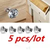 Decoratieve beeldjes 5 stks 30 mm kristallen kastknop met schroeven diamant vormlade kasten handgreep trekballen