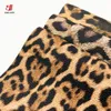 A4 20 * 30cm Leopard Pu Pu Faux Leather Diy Couture Fabric Broche Bqueau Boucle d'oreille faite à la main
