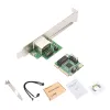 Cartes IoCrest Mini PCIe 2,5 Go Ethernet Carte 2,5 Gbaset Gigabit Network Adaptateur avec 1 port 2500 Mbps RJ45 LAN Controller Card