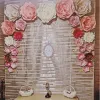 10 cm Easy DIY Paper Flowers für Hochzeit Kulisse Dekorationen Papierhandwerk Kindergarten Wand Deco Kunst Babypteufer Geburtstag florale Deko