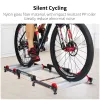 ROCKBROS Bike Roller Trainer Stand Bicycle Exercise Bike Training Indoor Silent Folding Trainer Aluminum Alloy For MTB Road Bike